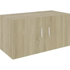 Boekenkasten & Wandplanken*vidaXL Hangkast 80x39x40 cm bewerkt hout kleurig Sonoma eiken