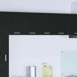 Hangkast Zwarte Eik en Wit 60 x 31 x 40 cm Bewerkt hout>vidaXL Hot