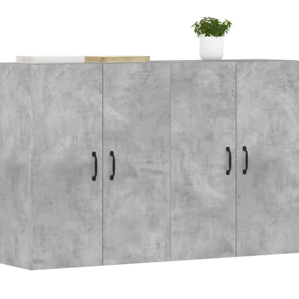 Hangkasten 2 st bewerkt hout>vidaXL Clearance