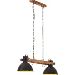 Verlichting*vidaXL Hanglamp industrieel 25 W E27 109 cm Zwart