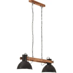 Verlichting*vidaXL Hanglamp industrieel 25 W E27 109 cm Zwart