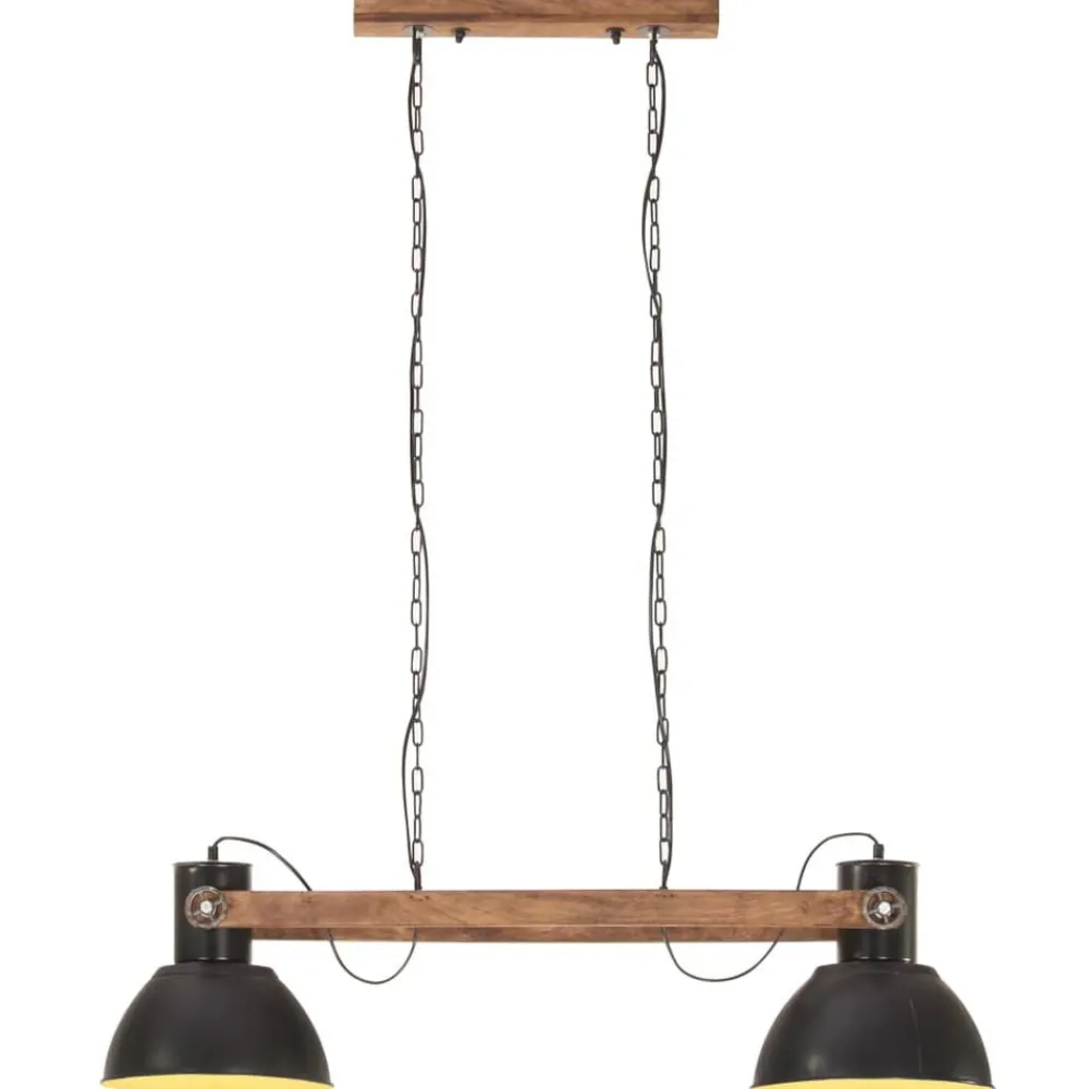 Verlichting*vidaXL Hanglamp industrieel 25 W E27 109 cm Zwart
