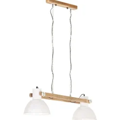 Verlichting*vidaXL Hanglamp industrieel 25 W E27 109 cm Wit