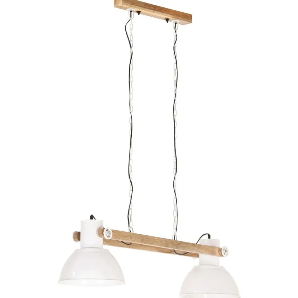 Verlichting*vidaXL Hanglamp industrieel 25 W E27 109 cm Wit