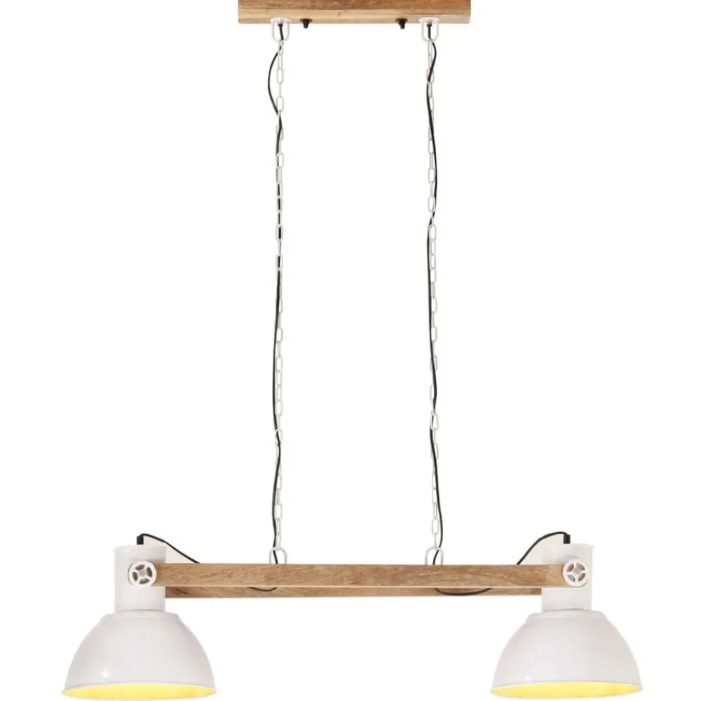 Verlichting*vidaXL Hanglamp industrieel 25 W E27 109 cm Wit