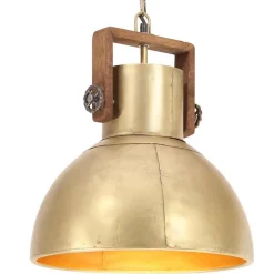 Hanglamp industrieel rond 25 W E27 40 cm messingkleurig>vidaXL Discount