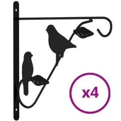 Hangmandbeugels 4 st staal zwart>vidaXL Hot