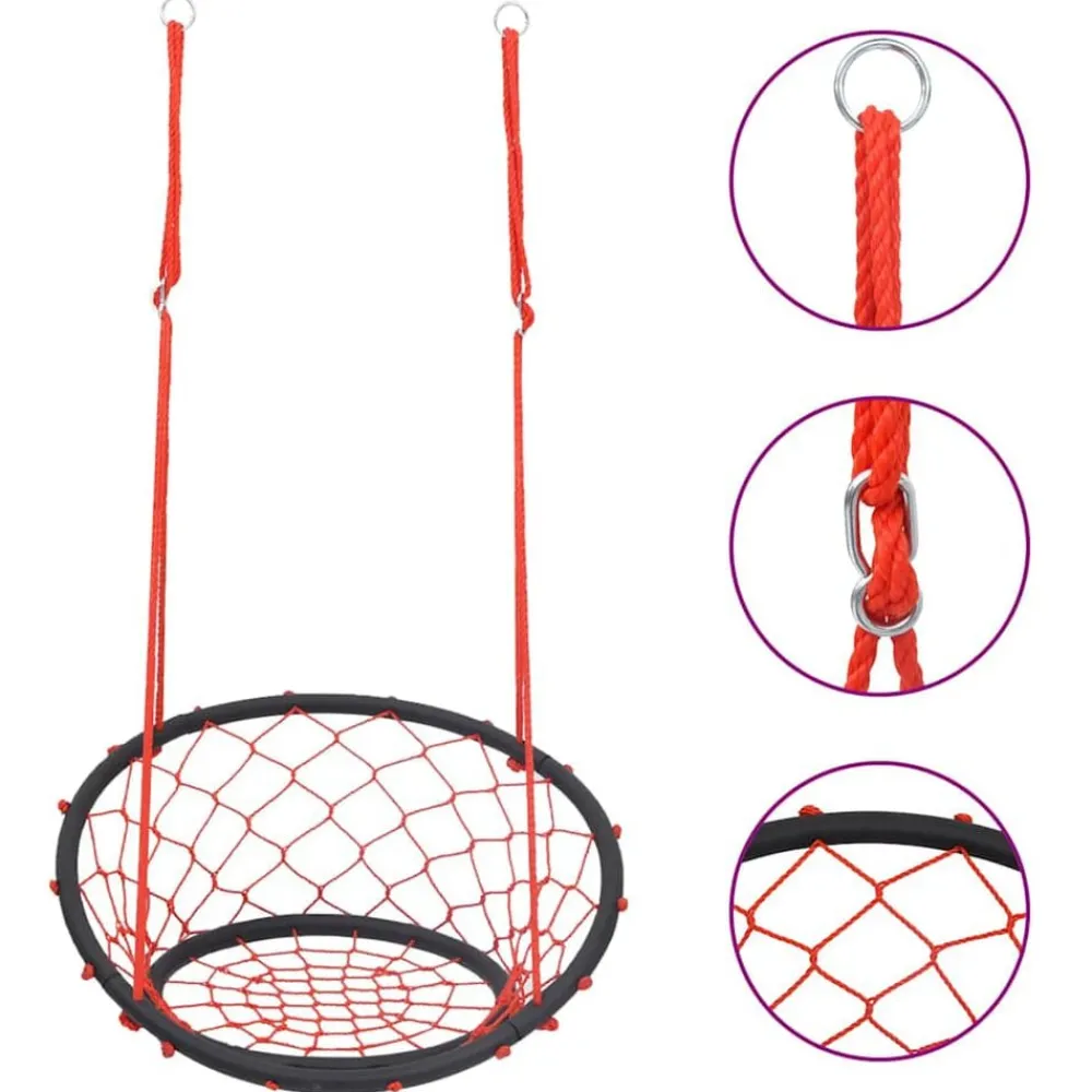 Hangstoel net 60 cm>vidaXL