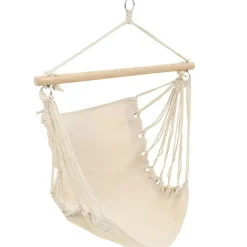 Hangstoel opvouwbaar crème>vidaXL Outlet