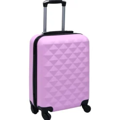 Bagage & Tassen*vidaXL Harde koffer ABS Roze