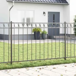 Tuinafscheidingen*vidaXL Hecelement Assen 170 x 130 cm Staal Grijs