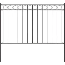 Hecelement Assen 170 x 130 cm Staal>vidaXL