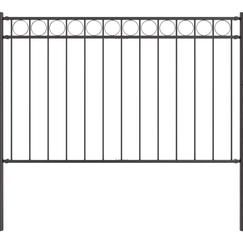 Hecelement Assen 170 x 130 cm Staal>vidaXL