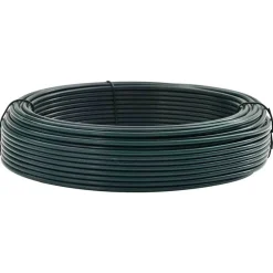 Tuinafscheidingen*vidaXL Hek binddraad Groen PVC 80 m