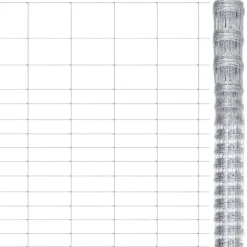 Hek 50x1,6 m gegalvaniseerd staal zilverkleurig>vidaXL Sale