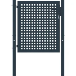 Hekpoort Antraciet 102x75 cm Staal>vidaXL Outlet