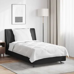 Linnengoed*vidaXL Het Duvet voor Elk Seizoen met kussen 2 pcs Wit Microvezel
