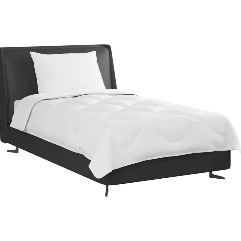 Linnengoed*vidaXL Het Duvet voor Elk Seizoen met kussen 2 pcs Wit Microvezel
