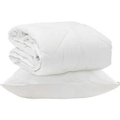 Het Duvet voor Elk Seizoen met kussen 2 pcs Wit Microvezel>vidaXL