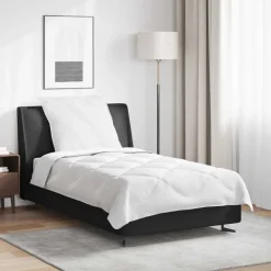 Linnengoed*vidaXL Het Duvet voor Elk Seizoen met kussen 2 pcs Wit Microvezel