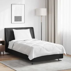 Linnengoed*vidaXL Het Duvet voor Elk Seizoen met kussen 2 pcs Wit Microvezel