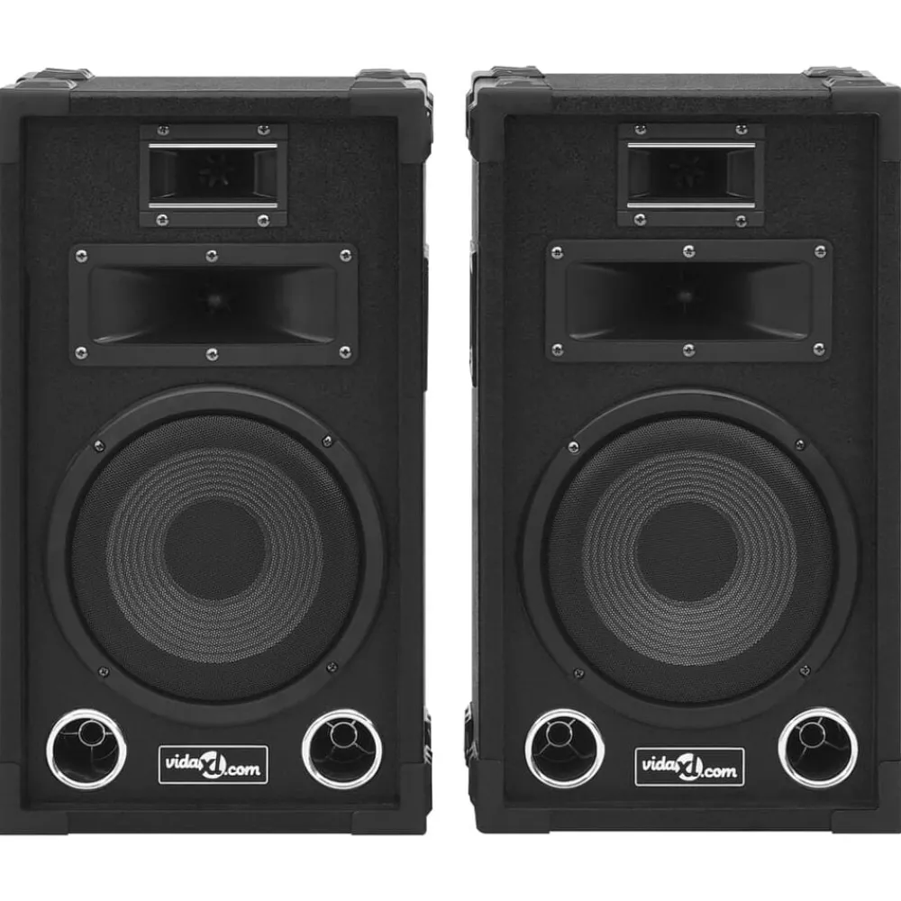Elektronica*vidaXL Hifi-podiumluidsprekers 2 st passief professioneel 800 W zwart