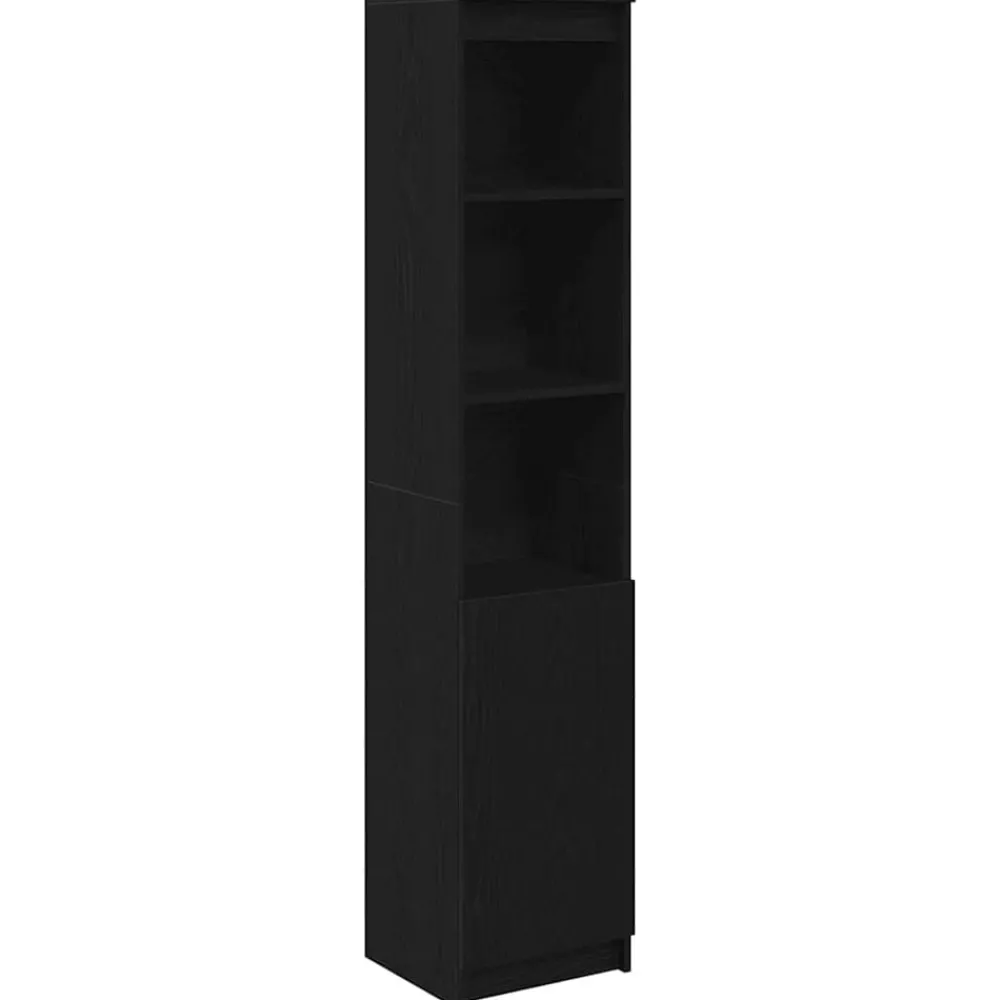 Highboard 37,5x35x180 cm spaanplaat eikenkleurig>vidaXL Best