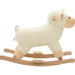 Speelgoed*vidaXL Hobbeldier schaap 78x34x58 cm pluche wit