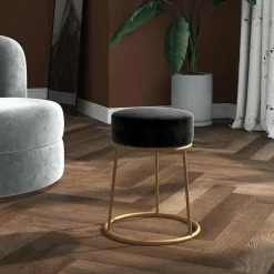 Hocker rond fluweel>vidaXL Online