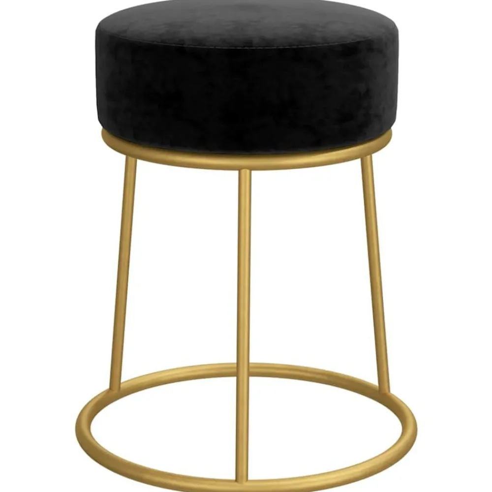 Hocker rond fluweel>vidaXL Online