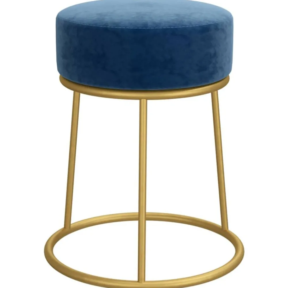 Hocker rond fluweel>vidaXL Online