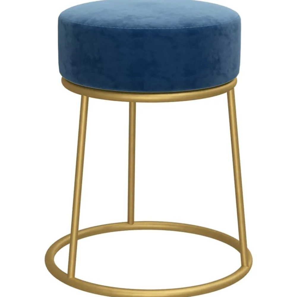 Hocker rond fluweel>vidaXL Online
