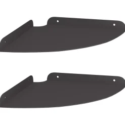 Hoek Vloeiende Plank met plank 2 pcs 24 x 24 x 2 cm>vidaXL Discount