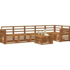 Meubelsets*vidaXL Hoekbank Set 7 pcs Massief Acaciahout Naturel