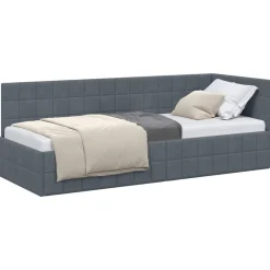Hoekbedframe met hoofdeinde 80 cm x 200 cm Fluweel>vidaXL Sale