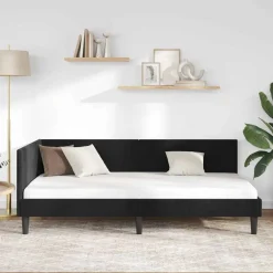 Hoekbedframe met hoofdeinde 80 cm x 200 cm Fluweel><noscript><img width=