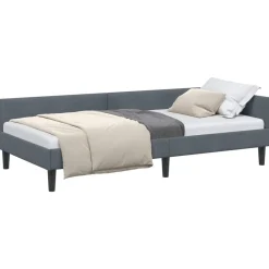Hoekbedframe met hoofdeinde 80 cm x 200 cm Fluweel>vidaXL Sale