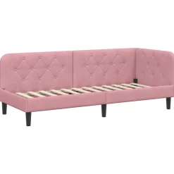 Hoekbedframe 80 x 200 cm Fluweel>vidaXL Clearance