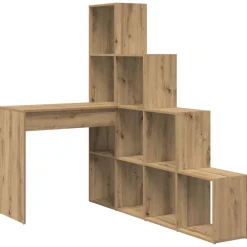 Hoekbureau Artisan Eiken 101,5 x 149,5 x 149,5 cm Bewerkt hout>vidaXL Outlet