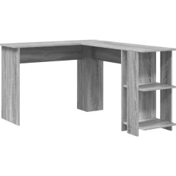 Kantoormeubelen*vidaXL Hoekbureau 140 x 113,5 x 75 cm Bewerkt hout Grijs sonoma