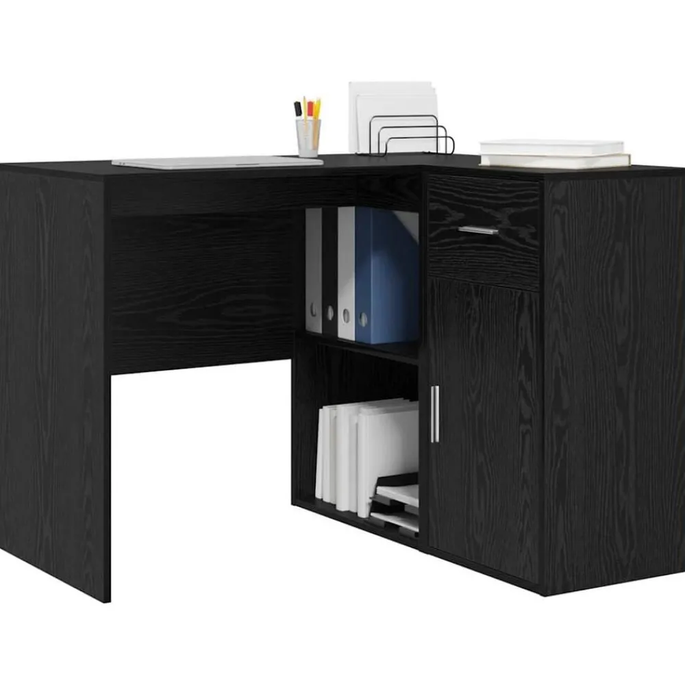 Hoekbureau met lade 102 x 88 x 75 cm>vidaXL New