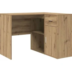 Hoekbureau met lade Artisan Eiken 102 x 88 x 75 cm>vidaXL Clearance