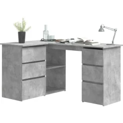 Hoekbureau 145x100x76 cm bewerkt hout><noscript><img width=