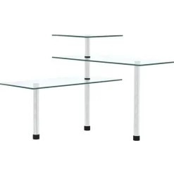 Hoekkastje keuken 3-laags gehard glas>vidaXL Sale