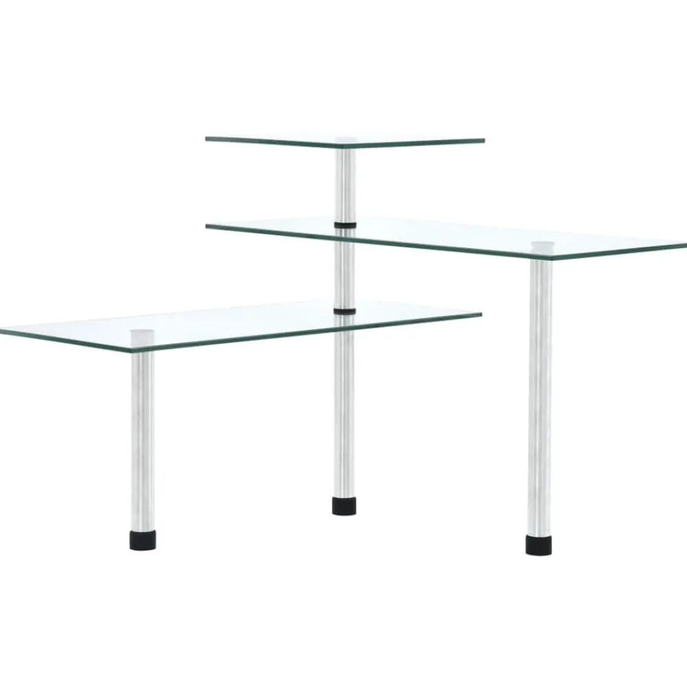 Hoekkastje keuken 3-laags gehard glas>vidaXL Sale