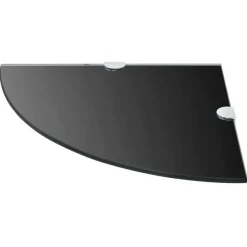Hoekplank met chromen dragers 25x25 cm glas>vidaXL Sale
