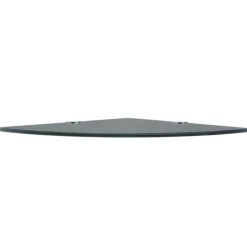 Hoekplank met chromen dragers 25x25 cm glas><noscript><img width=