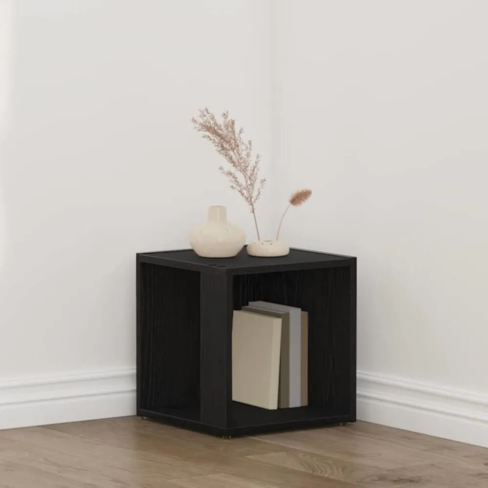 Kasten & Opbergmeubelen*vidaXL Hoekplanken 33 x 33 x 34,5 cm Bewerkt hout Zwart eiken