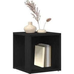 Kasten & Opbergmeubelen*vidaXL Hoekplanken 33 x 33 x 34,5 cm Bewerkt hout Zwart eiken