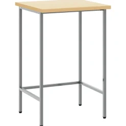 Hoektafel Grijs 55 x 55 x 85 cm Staal en Geg engineered Hout>vidaXL Discount